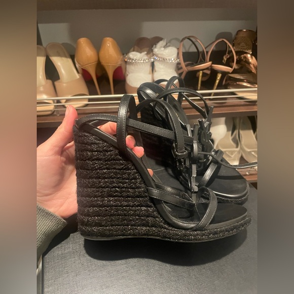 YSL saint laurent Cassandra Wedge heels 36.5 - Picture 2 of 5